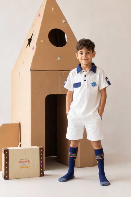 Conjunto infantil Astronauta & Aviador da Enquanto Sou Pequeno