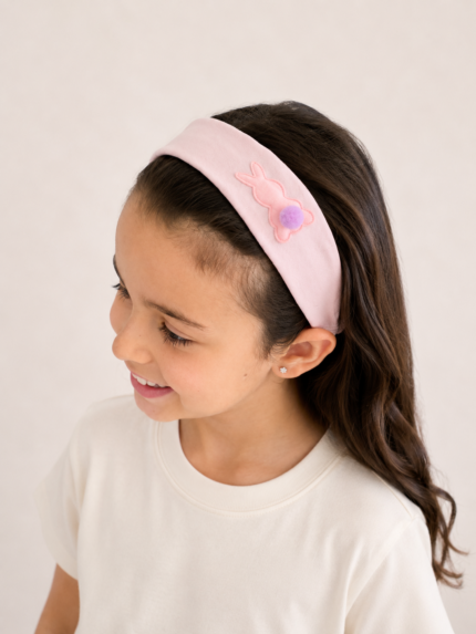 Faixa de cabelo Rosa Coelhinho
