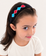 Faixa de cabelo Preta Mágica
